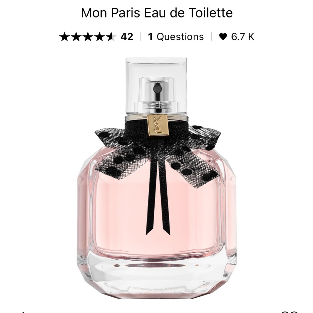 Yves Saint Laurent New Mon Paris perfume 1.6 oz